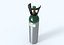 oxygen cylinder 3D model