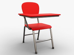 School Desk and Chair model