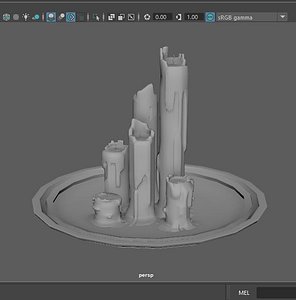 candles 3D model
