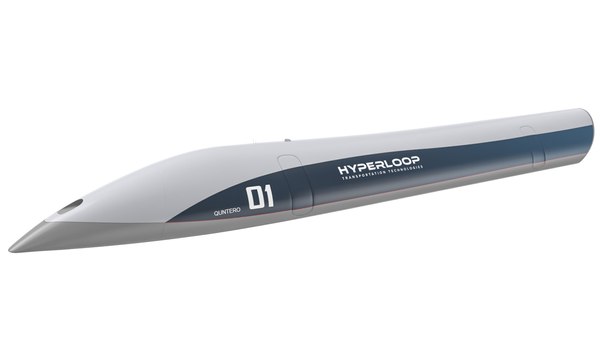 Hyperloop train 3D model - TurboSquid 1446992