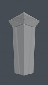 Futuristic Artistic Decorative Pillar