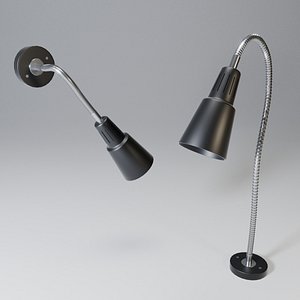lamp ikea kvart 3D model