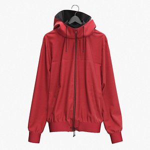 Jacket Red on Hanger