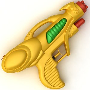 water gun 3d model