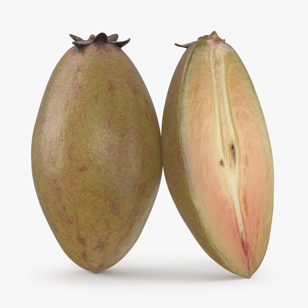 3D Sapodilla Fruit