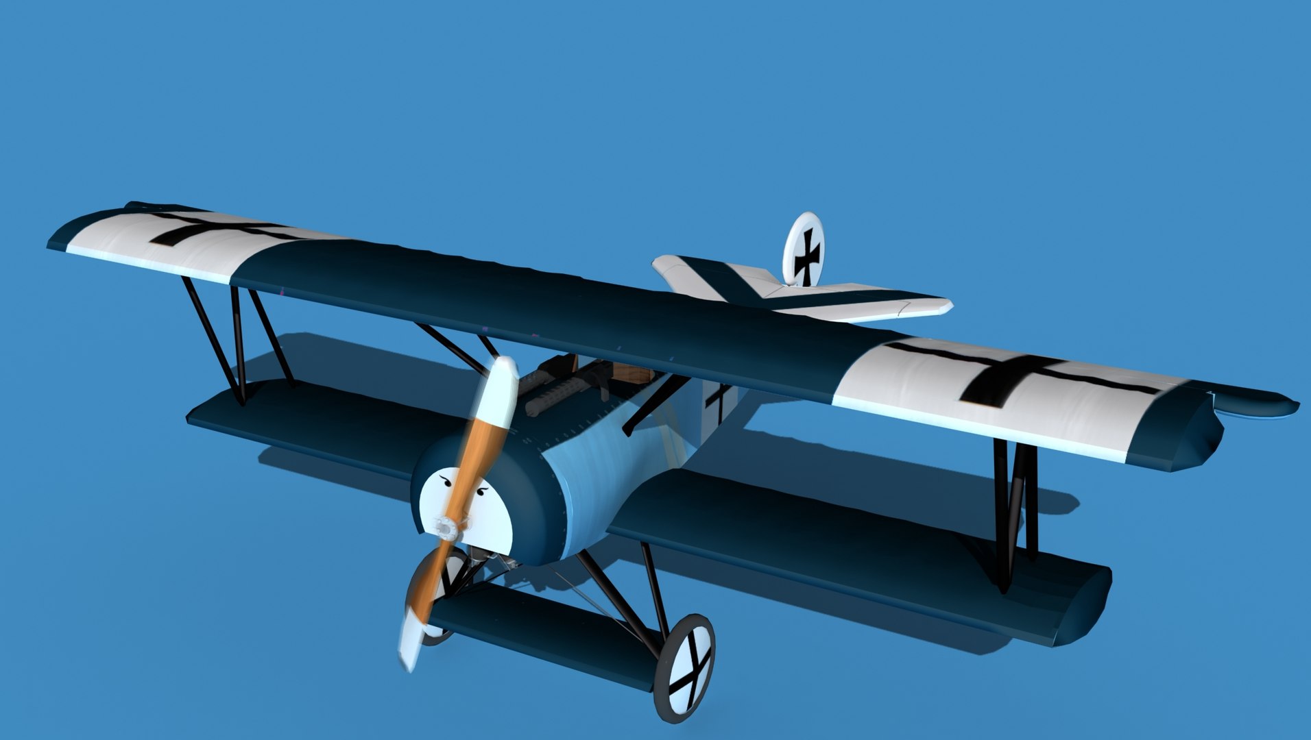 Fokker D-VI V08 3D Model - TurboSquid 1919424