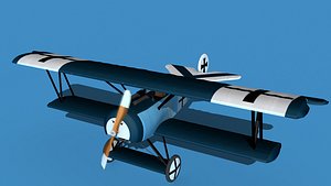 Fokker D-VI V08 3D model