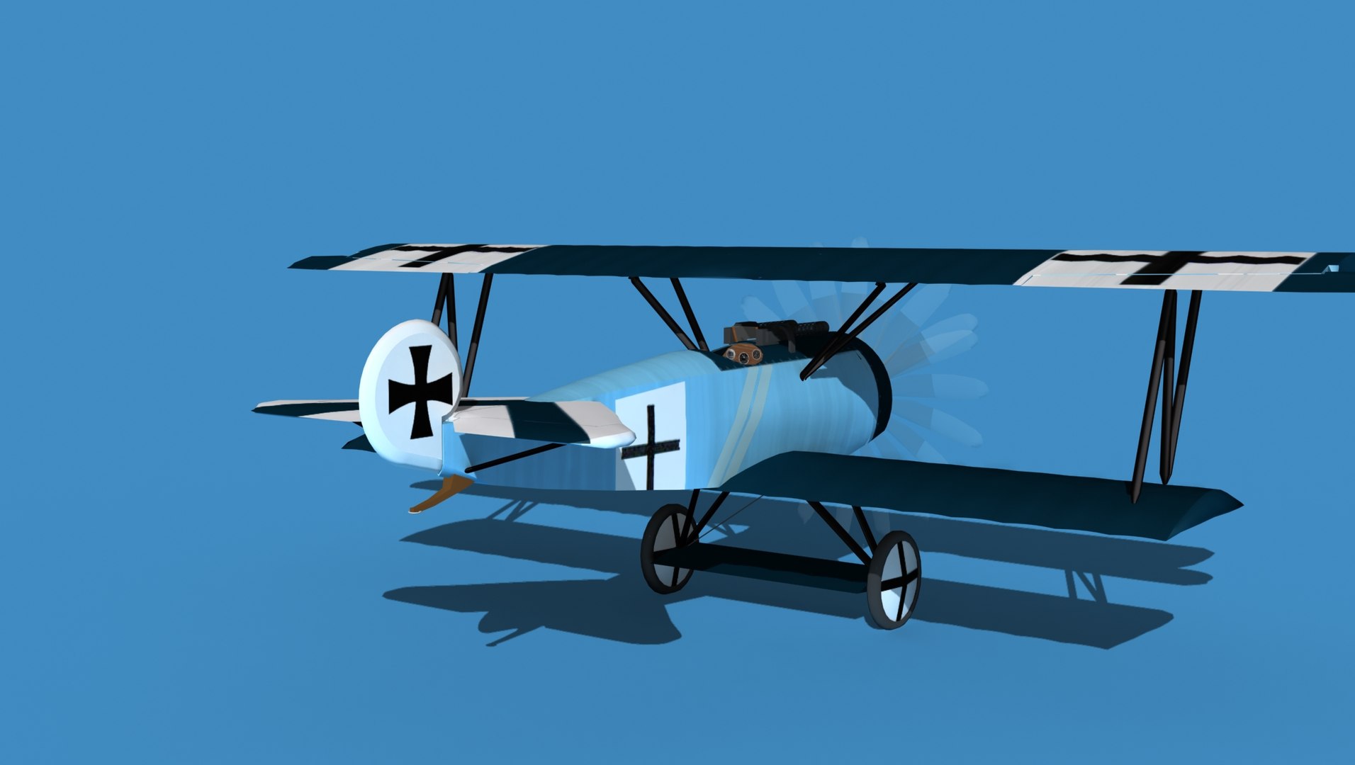 Fokker D-VI V08 3D Model - TurboSquid 1919424