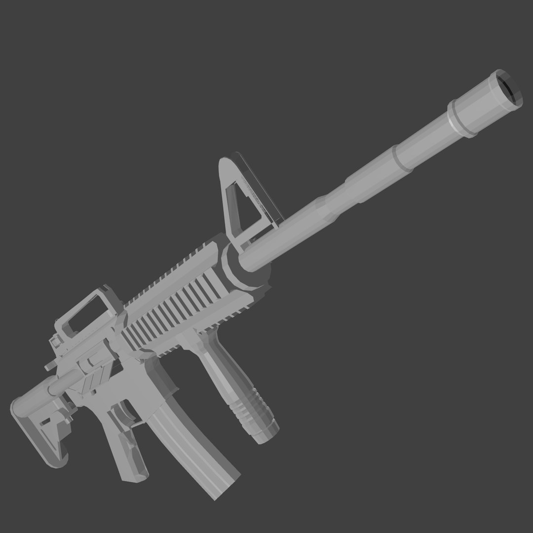 Assault Rifle 3d Model