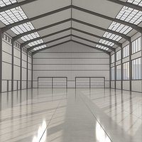 Warehouse Interior and Exterior PBR full building 4