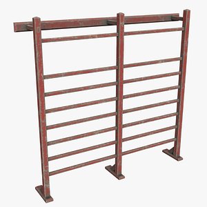 3D model Swedish Wall