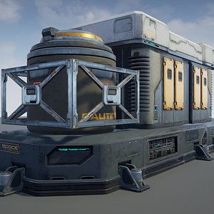 Sci-Fi Facility 01 - game model