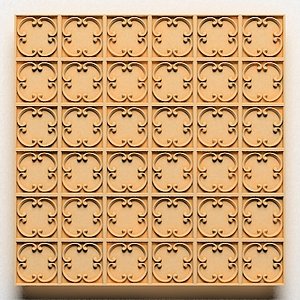 3d model classical interior wall