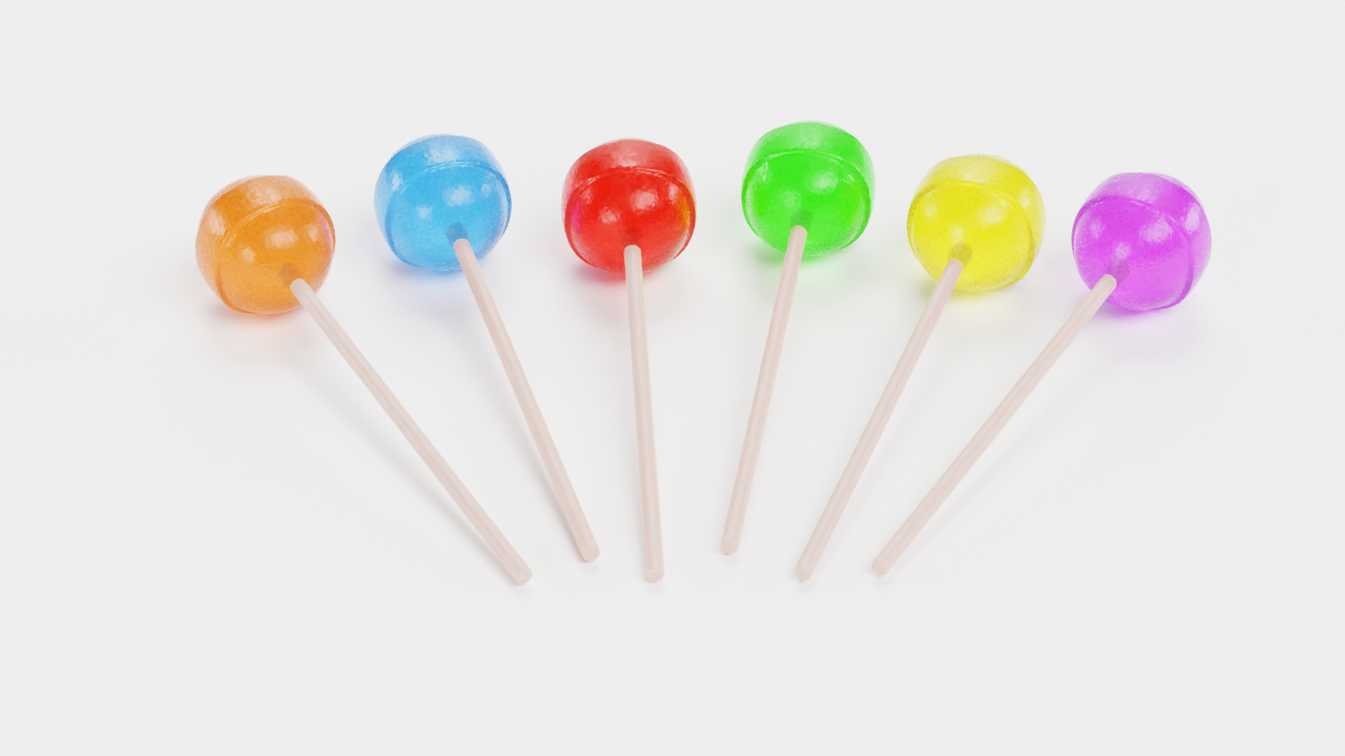 3D Model Lollipops Round - TurboSquid 1787957