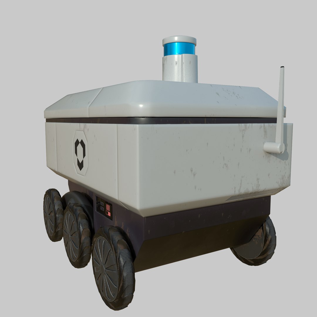 Delivery robot 3D model https://p.turbosquid.com/ts-thumb/pB/JPbNuc/9Y/1_3min/png/1687021243/1920x1080/fit_q87/33d03d166442fa97a0279b3fcd3fc6416ff3d751/1_3min.jpg