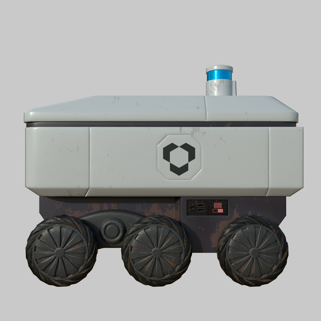 Delivery robot 3D model https://p.turbosquid.com/ts-thumb/pB/JPbNuc/l0/1_1min/png/1687021242/1920x1080/fit_q87/2cdcc791651dc50c2c9f34ea2a7d786d188ee203/1_1min.jpg