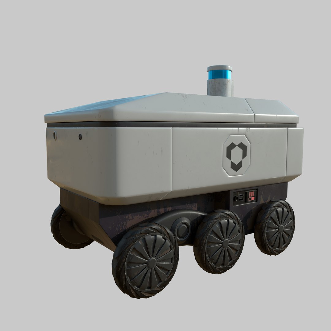 Delivery robot 3D model https://p.turbosquid.com/ts-thumb/pB/JPbNuc/po/1_7min/png/1687021247/1920x1080/fit_q87/b11ec0583580f616c68cd8fed921898fc1df2591/1_7min.jpg