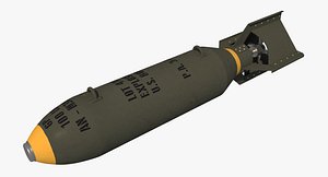 an-m30 gp100 bomb ii 3d obj
