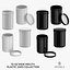 Collection de bocaux en plastique à ouverture large de 70 oz - 8 modèles