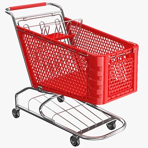 Red Detailed Shopping Cart