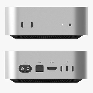 Apple Mac Mini M4 Pro 2024 3D Model