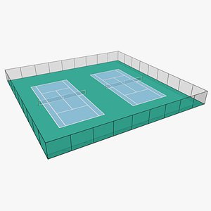 tennis court 3D model