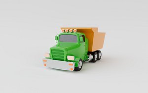 3D toy truck model