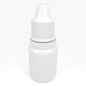3D Eye Drop Bottle 10 ml model