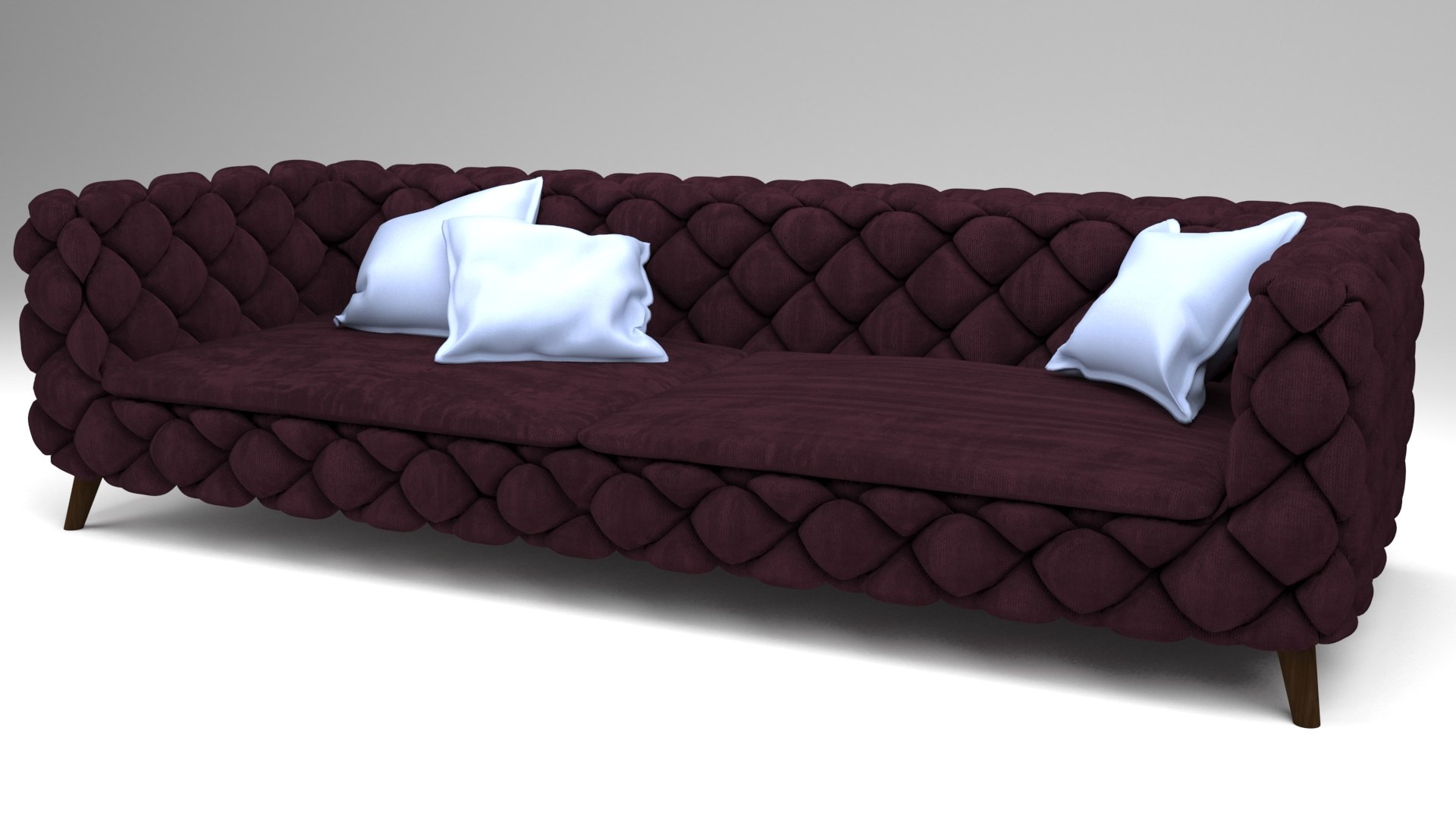 Sofa velvet 3D model - TurboSquid 1270699