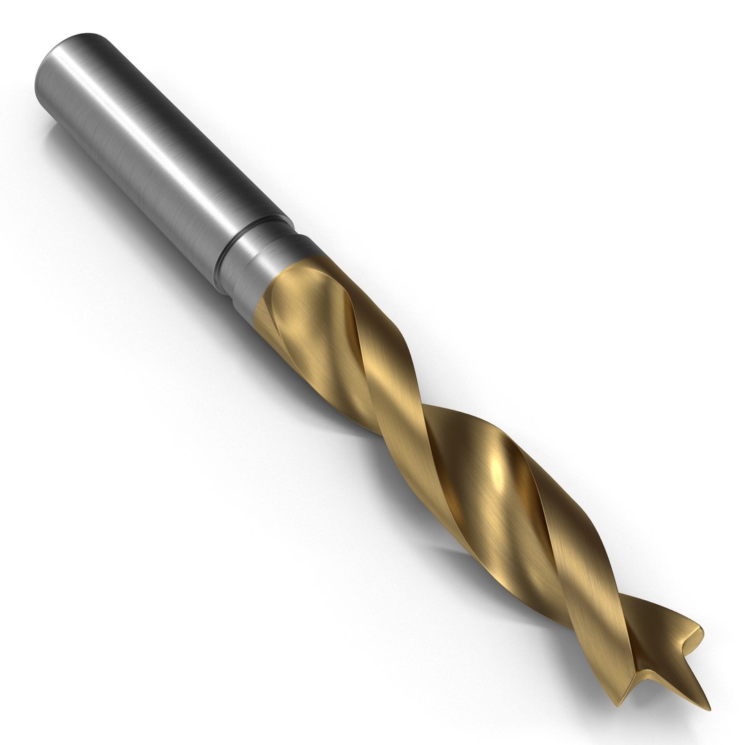3d Model Drill Bit 6 Modeled