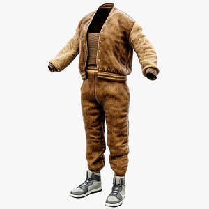 Streetwear Parametric Outfit 14  Fully Rigged GameReady Unreal Engine MetaHuman