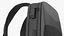 Hard Shell Laptop Backpack Black on Mannequin