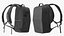Hard Shell Laptop Backpack Black on Mannequin
