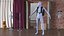 Hard Shell Laptop Backpack Black on Mannequin