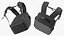 Hard Shell Laptop Backpack Black on Mannequin