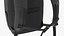 Hard Shell Laptop Backpack Black on Mannequin