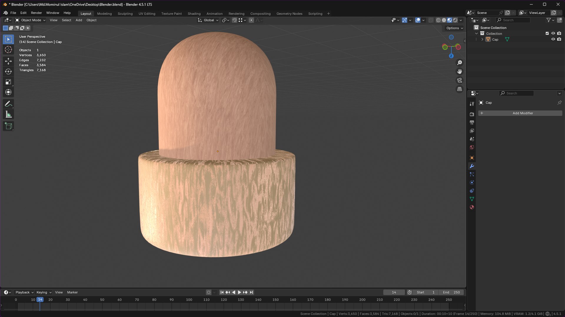 Wooden Cap cork PBR 02 3D model https://p.turbosquid.com/ts-thumb/pB/gMRkQY/1y/screenshot20250820181902/png/1755692542/1920x1080/fit_q87/babd6432c2211555316b732ac3c2a25b344906e7/screenshot20250820181902.jpg