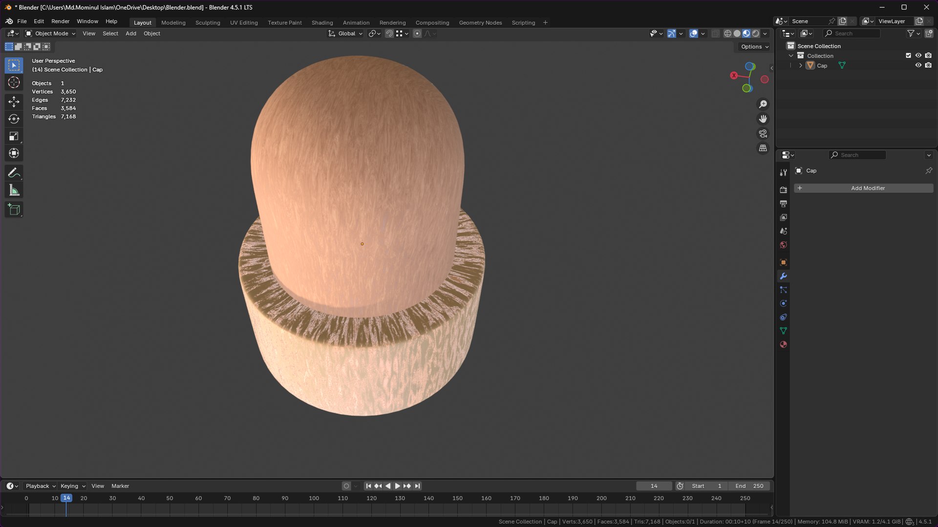 Wooden Cap cork PBR 02 3D model https://p.turbosquid.com/ts-thumb/pB/gMRkQY/FH/screenshot20250820181913/png/1755692525/1920x1080/fit_q87/9009cfbb3ffbb3846ffc8b36c429f07f0b897d3a/screenshot20250820181913.jpg
