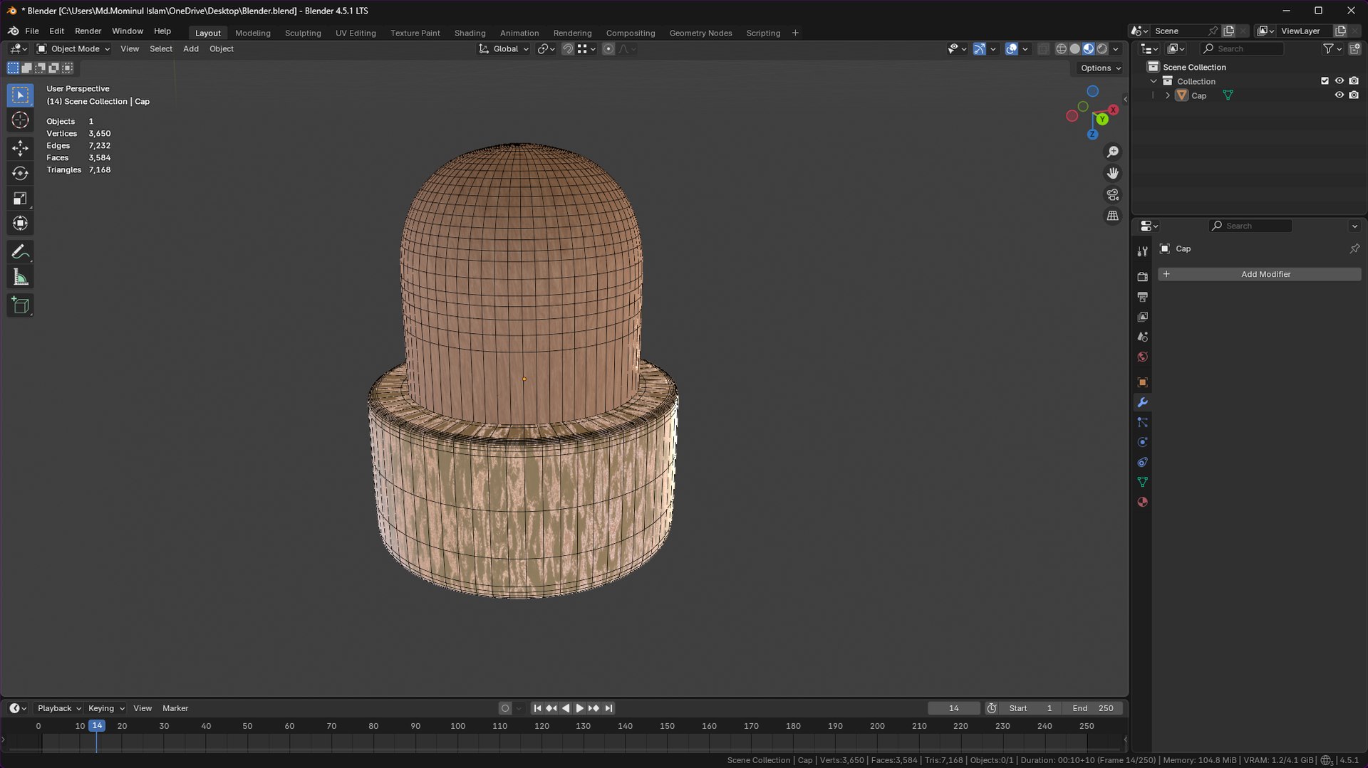 Wooden Cap cork PBR 02 3D model https://p.turbosquid.com/ts-thumb/pB/gMRkQY/Y1/screenshot20250820181956/png/1755692953/1920x1080/fit_q87/54ffb152971f10482dfecea0035f90005e029770/screenshot20250820181956.jpg
