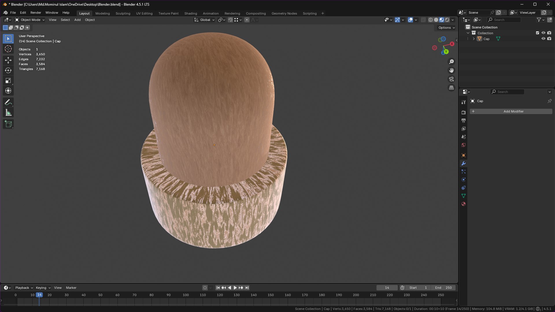 Wooden Cap cork PBR 02 3D model https://p.turbosquid.com/ts-thumb/pB/gMRkQY/jF/screenshot20250820181911/png/1755692531/1920x1080/fit_q87/669ab18e9990d5144969169ef697ca461d7b41e4/screenshot20250820181911.jpg