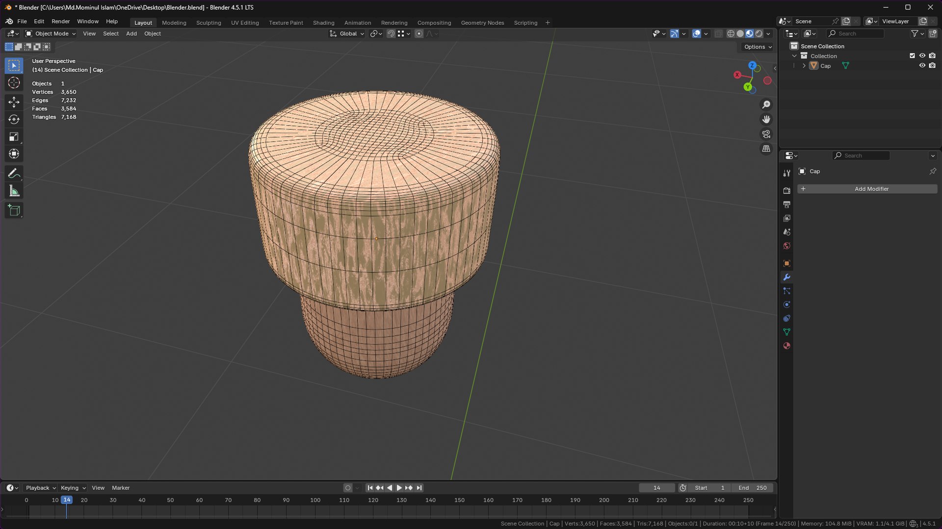 Wooden Cap cork PBR 02 3D model https://p.turbosquid.com/ts-thumb/pB/gMRkQY/jg/screenshot20250820181926/png/1755692516/1920x1080/fit_q87/c4aae24d02518b1eac3ff29c81a4ad84a683791c/screenshot20250820181926.jpg