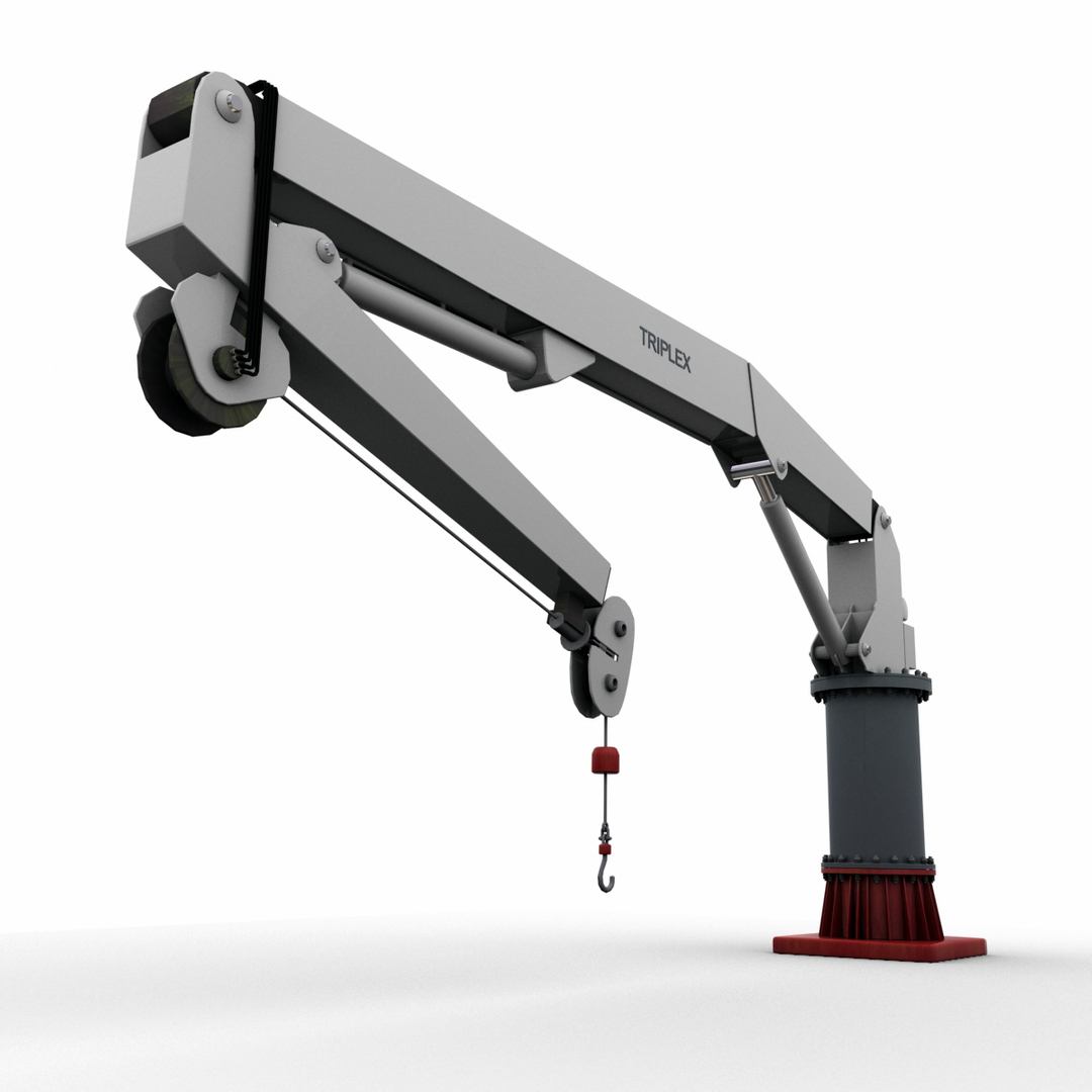 3dsmax deck crane