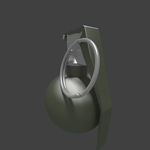 3ds max m67 hand grenade