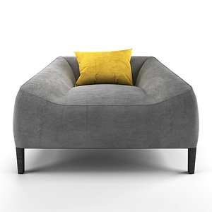 3D model jean-marie massaud carmel easy chair
