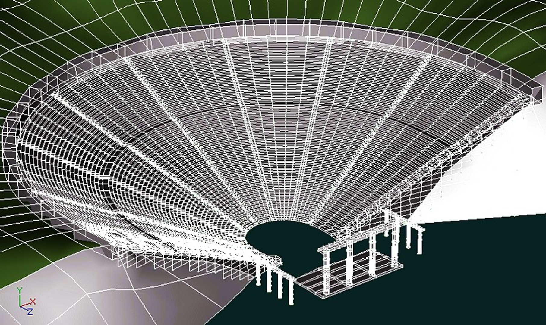 Roman Greek Ampitheater Coliseum 3d Model