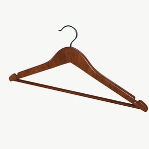 Wooden Hanger 3D