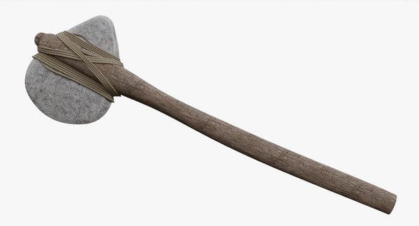 握り斧 サヌカイト 石器 394 原始時代模写 美術品・アンティーク