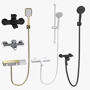 Collection Faucets WONZON WOGHAND 3D model