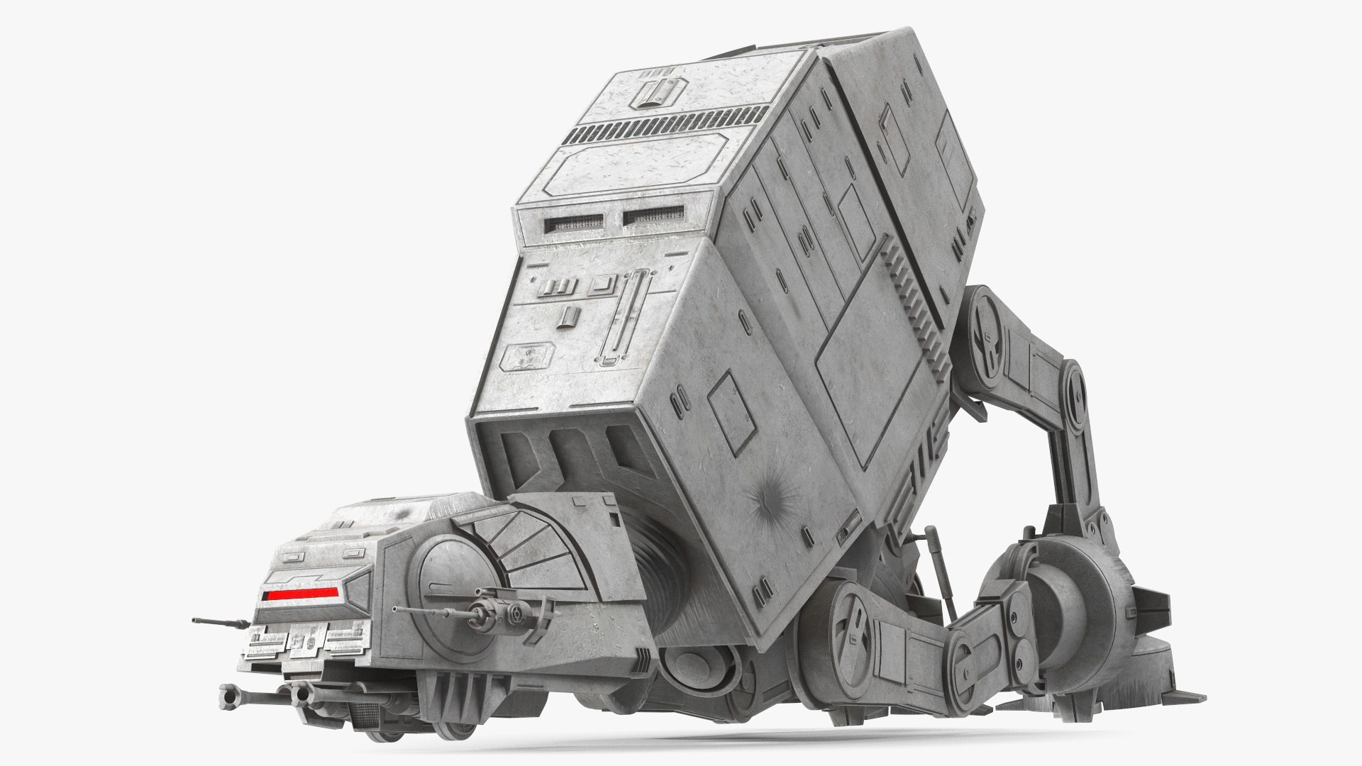 Dirt Star Wars AT-AT Rigged for Maya 3D model preview
