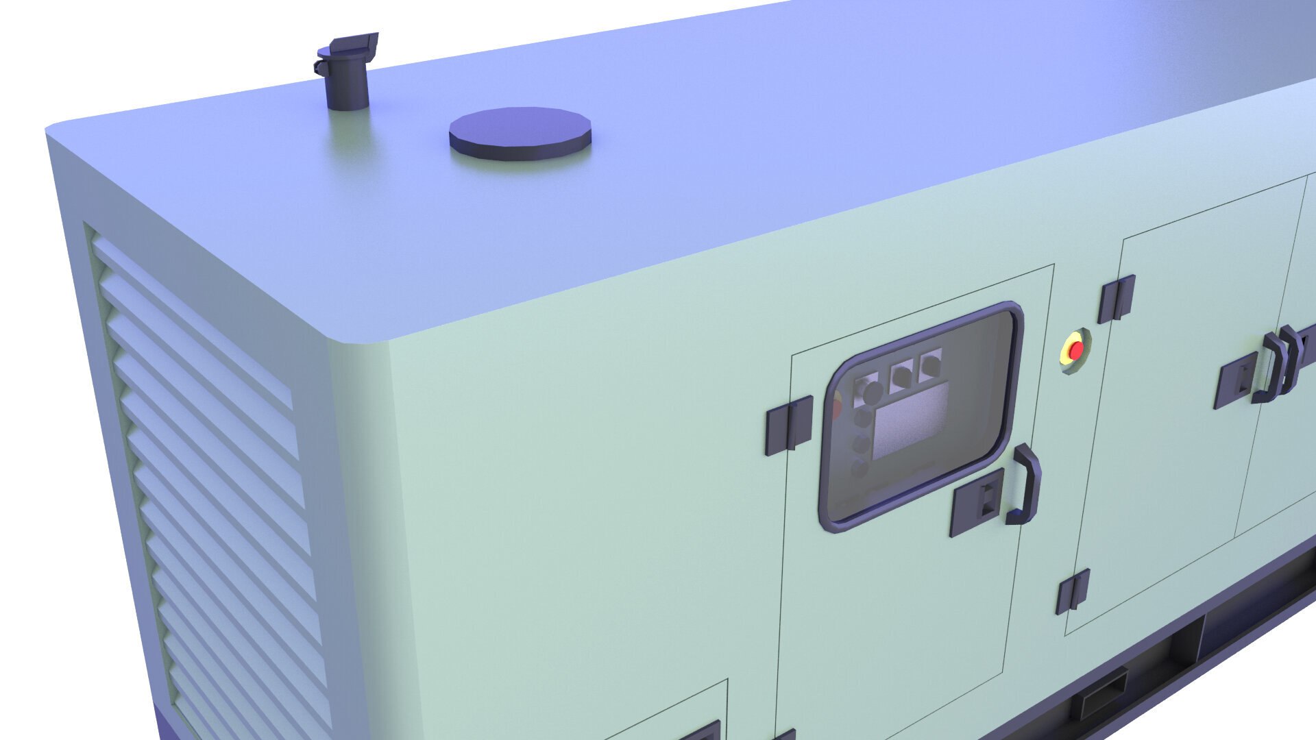 3D Diesel Generator Low Poly 13 Model - TurboSquid 2096794